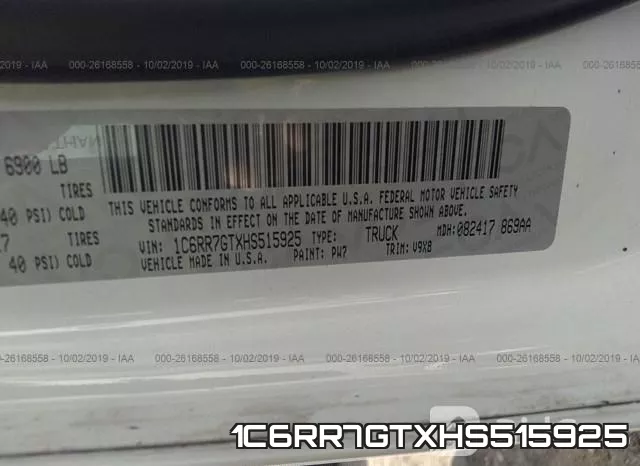 1C6RR7GTXHS515925 фото 10