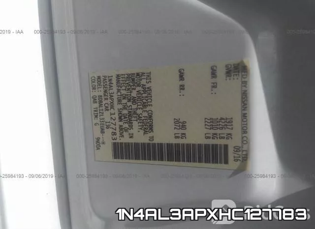 1N4AL3APXHC127783 фото 10