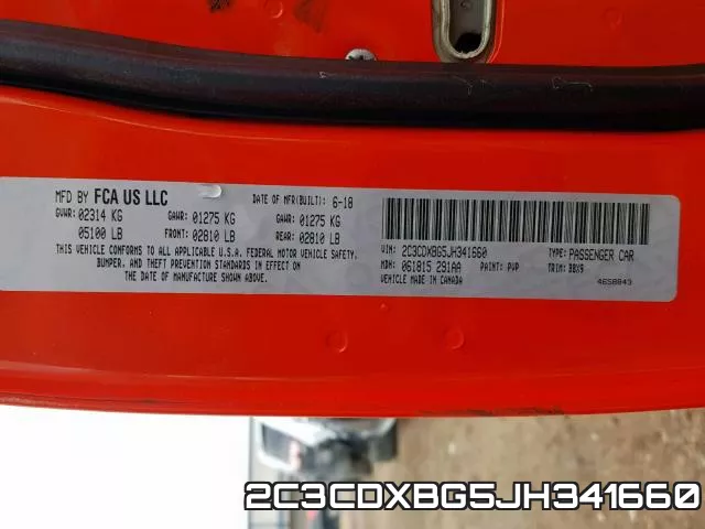 2C3CDXBG5JH341660 фото 2