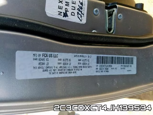 2C3CDXCT4JH139534 фото 2