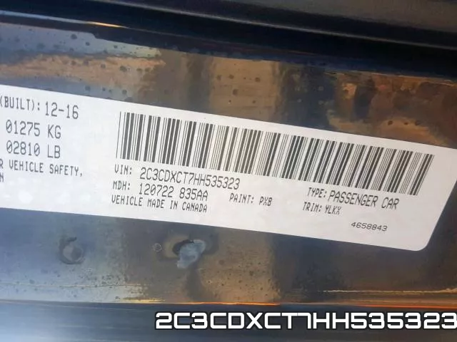 2C3CDXCT7HH535323 фото 2