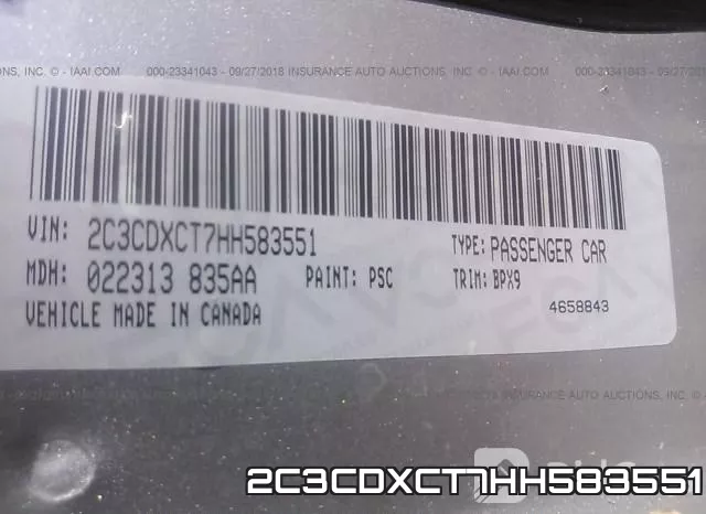 2C3CDXCT7HH583551 фото 10
