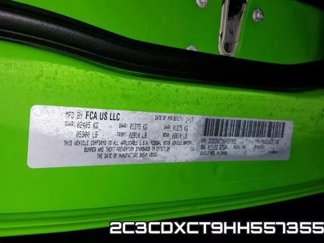 2C3CDXCT9HH557355 фото 2