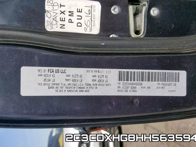 2C3CDXHG8HH563594 фото 2
