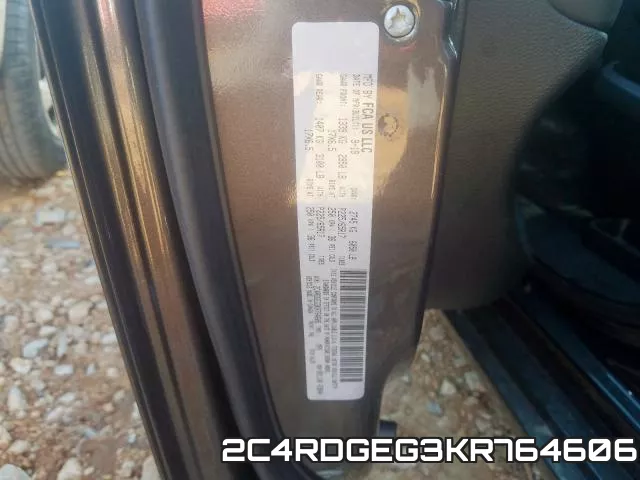 2C4RDGEG3KR764606 фото 2
