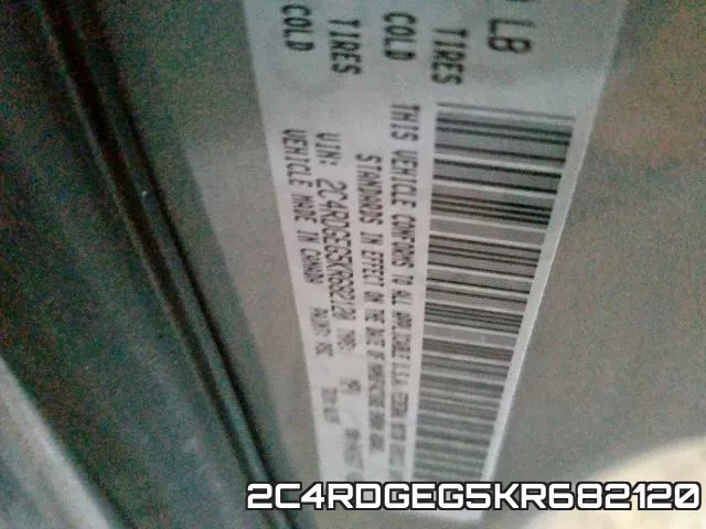 2C4RDGEG5KR682120 фото 2