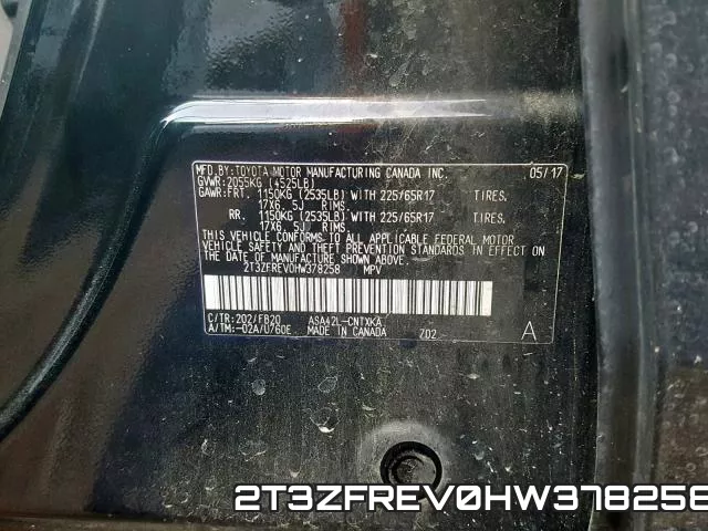 2T3ZFREV0HW378258 фото 2
