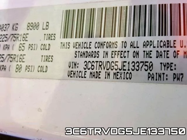 3C6TRVDG5JE133750 фото 2