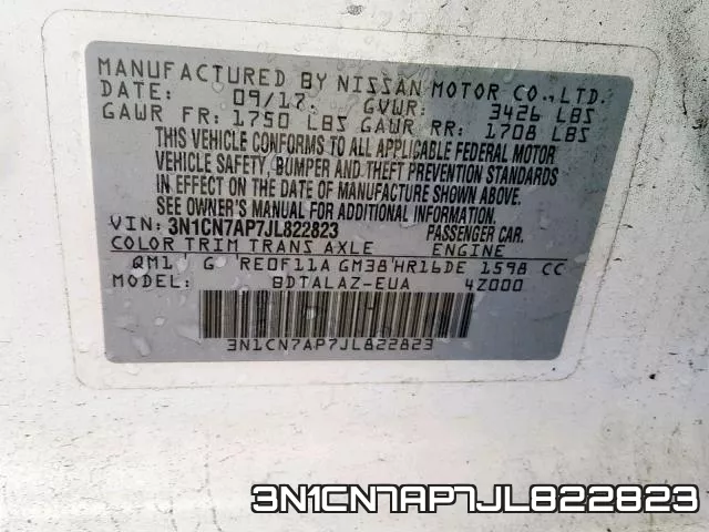 3N1CN7AP7JL822823 фото 2