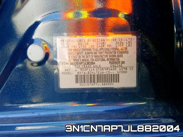 3N1CN7AP7JL882004 фото 2