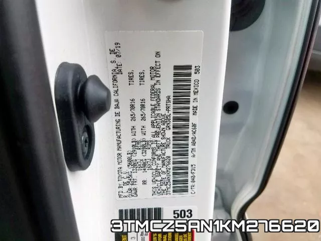 3TMCZ5AN1KM276620 фото 2