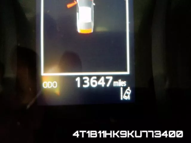4T1B11HK9KU773400 фото 8