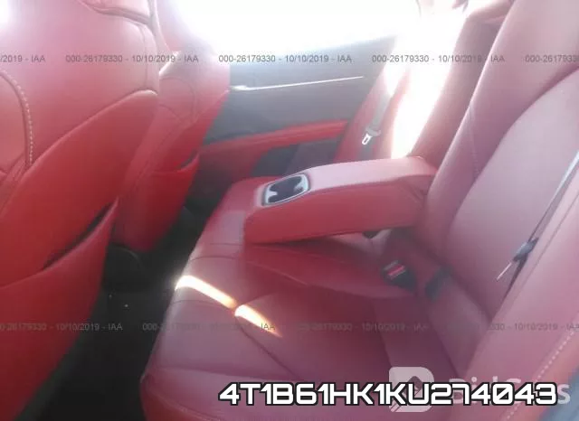 4T1B61HK1KU274043 фото 9