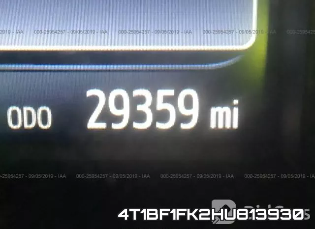 4T1BF1FK2HU813930 фото 8