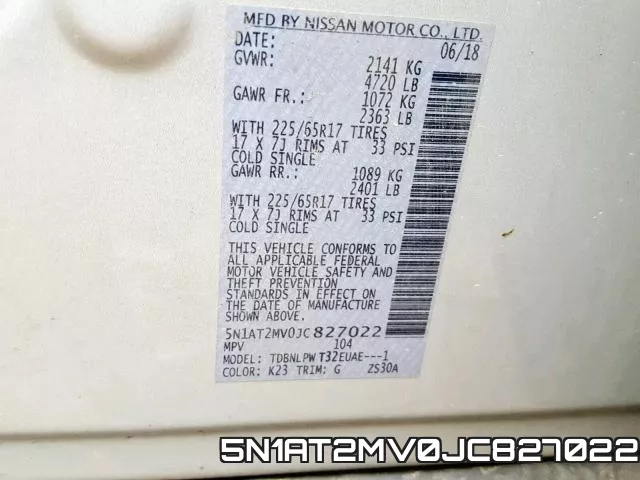 5N1AT2MV0JC827022 фото 2