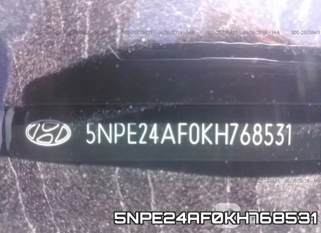 5NPE24AF0KH768531 фото 9