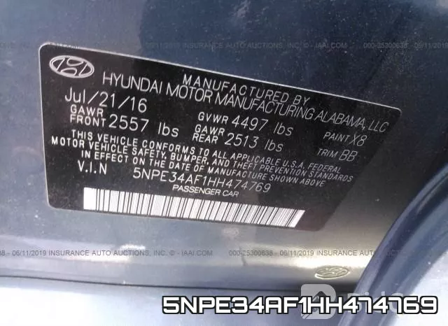 5NPE34AF1HH474769 фото 9