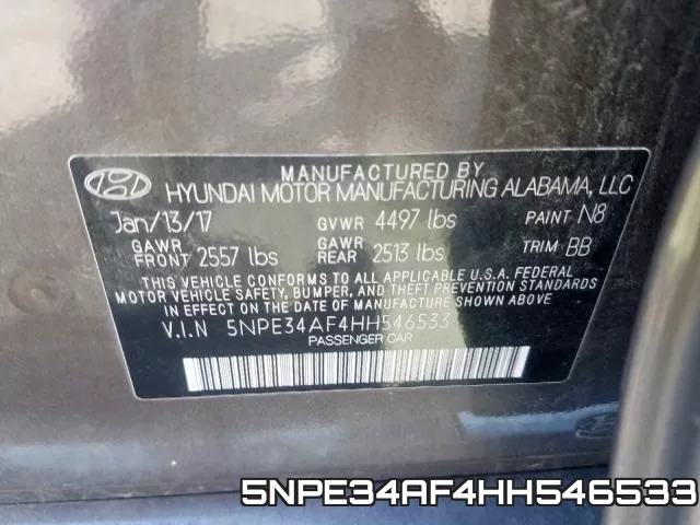 5NPE34AF4HH546533 фото 2
