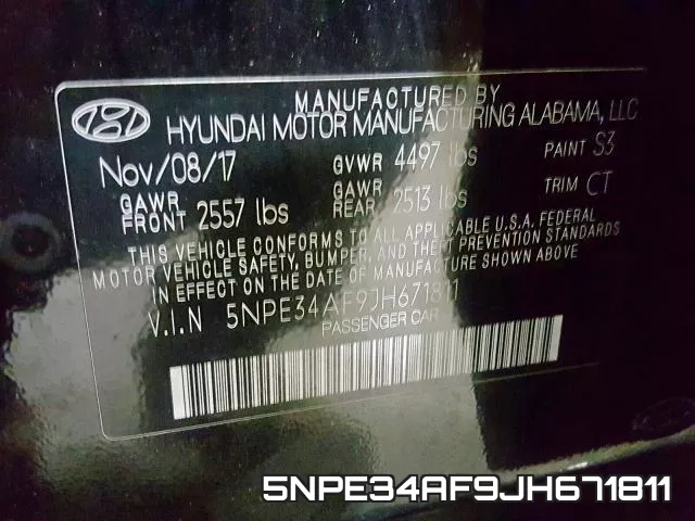 5NPE34AF9JH671811 фото 2