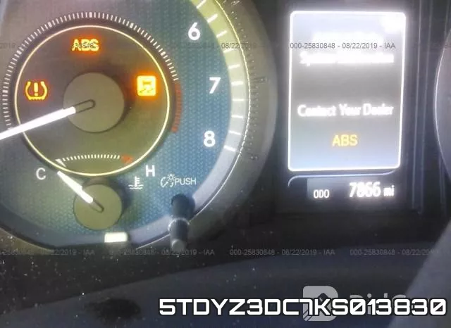 5TDYZ3DC7KS013830 фото 8