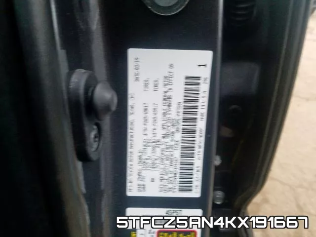 5TFCZ5AN4KX191667 фото 2