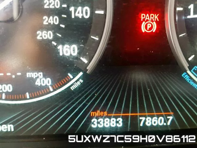 5UXWZ7C59H0V86112 фото 9