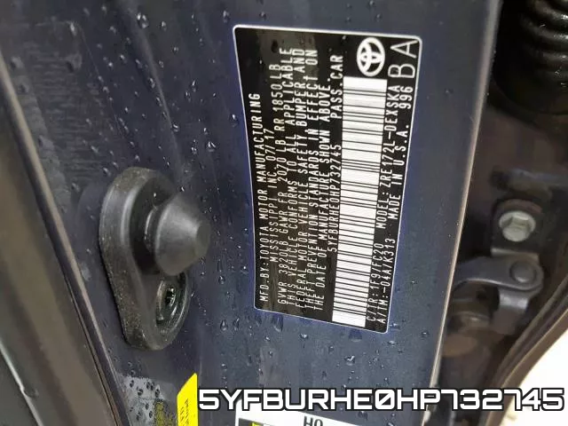 5YFBURHE0HP732745 фото 2
