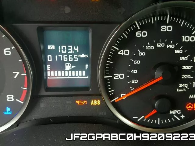 JF2GPABC0H9209223 фото 9