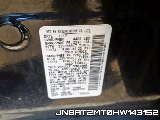 JN8AT2MT0HW143152 фото 2