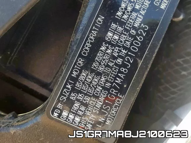 JS1GR7MA8J2100623 фото 2