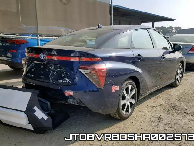 JTDBVRBD5HA002573 фото 5