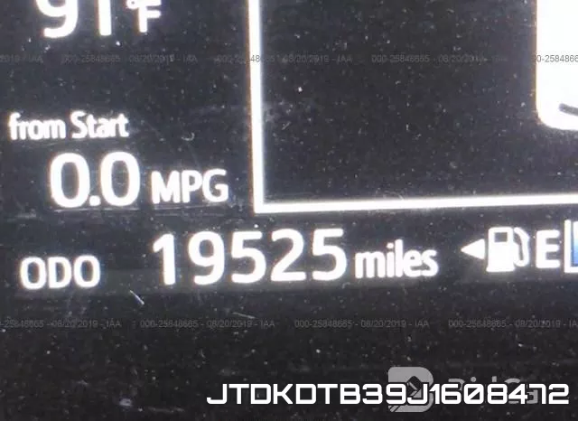 JTDKDTB39J1608472 фото 8