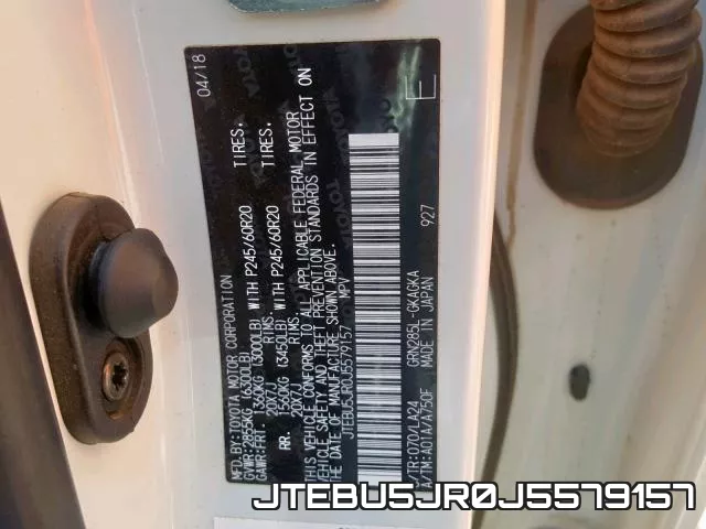 JTEBU5JR0J5579157 фото 2