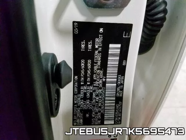 JTEBU5JR7K5695473 фото 2