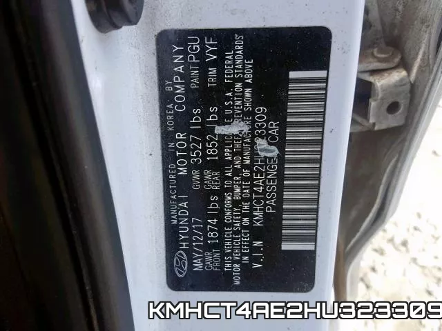 KMHCT4AE2HU323309 фото 2