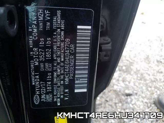 KMHCT4AE6HU347709 фото 2