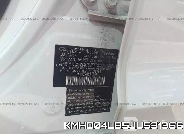 KMHD04LB5JU531366 фото 9