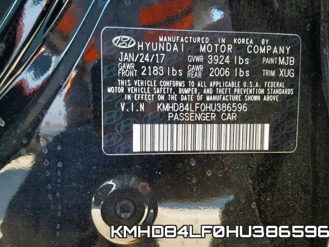 KMHD84LF0HU386596 фото 2