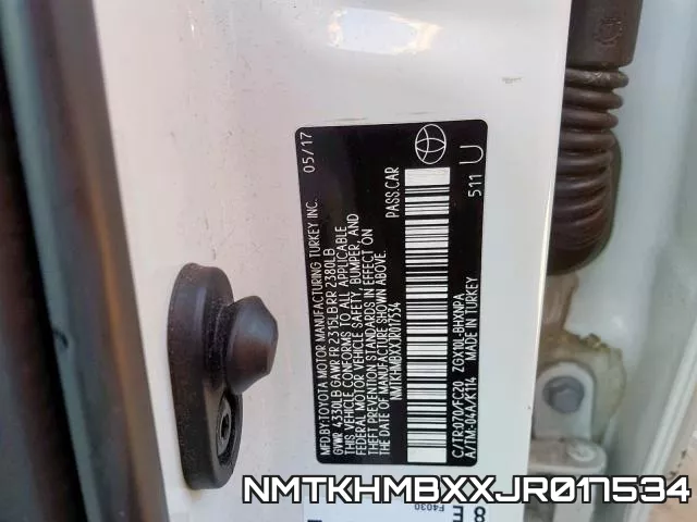 NMTKHMBXXJR017534 фото 2