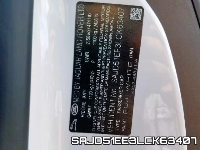 SAJD51EE3LCK63407 фото 2