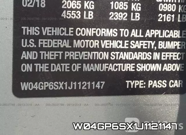 W04GP6SX1J1121147 фото 10