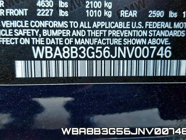 WBA8B3G56JNV00746 фото 2