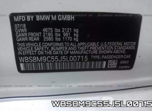 WBS8M9C55J5L00715 фото 10