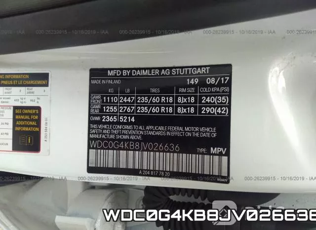 WDC0G4KB8JV026636 фото 10