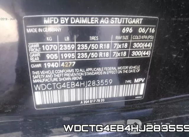 WDCTG4EB4HJ283559 фото 10