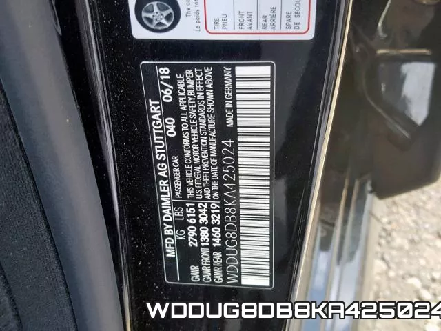WDDUG8DB8KA425024 фото 2