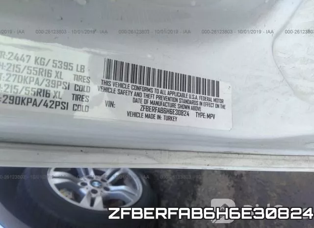 ZFBERFAB6H6E30824 фото 9
