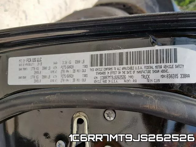 1C6RR7MT9JS262526 фото 2