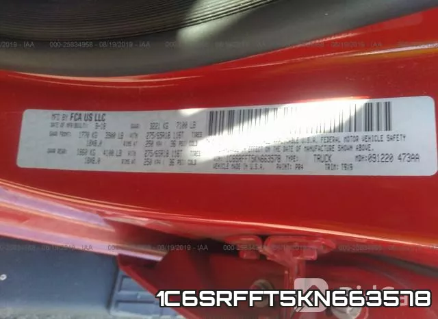 1C6SRFFT5KN663578 фото 10