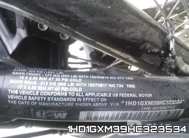1HD1GXM39HC323534 фото 2